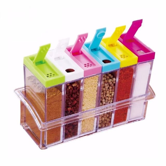 5 Pcs Acrylic Spice Set