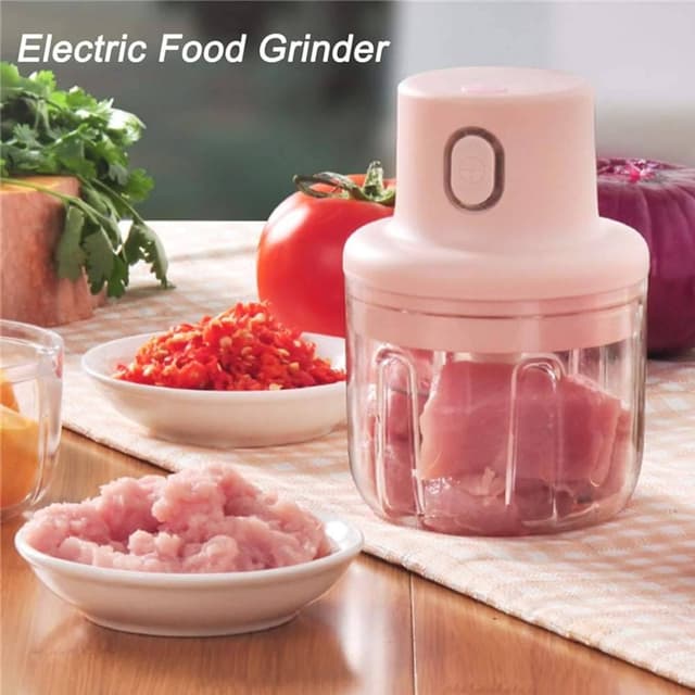 Mini Rechargeable Garlic Food Chopper 180 Ml