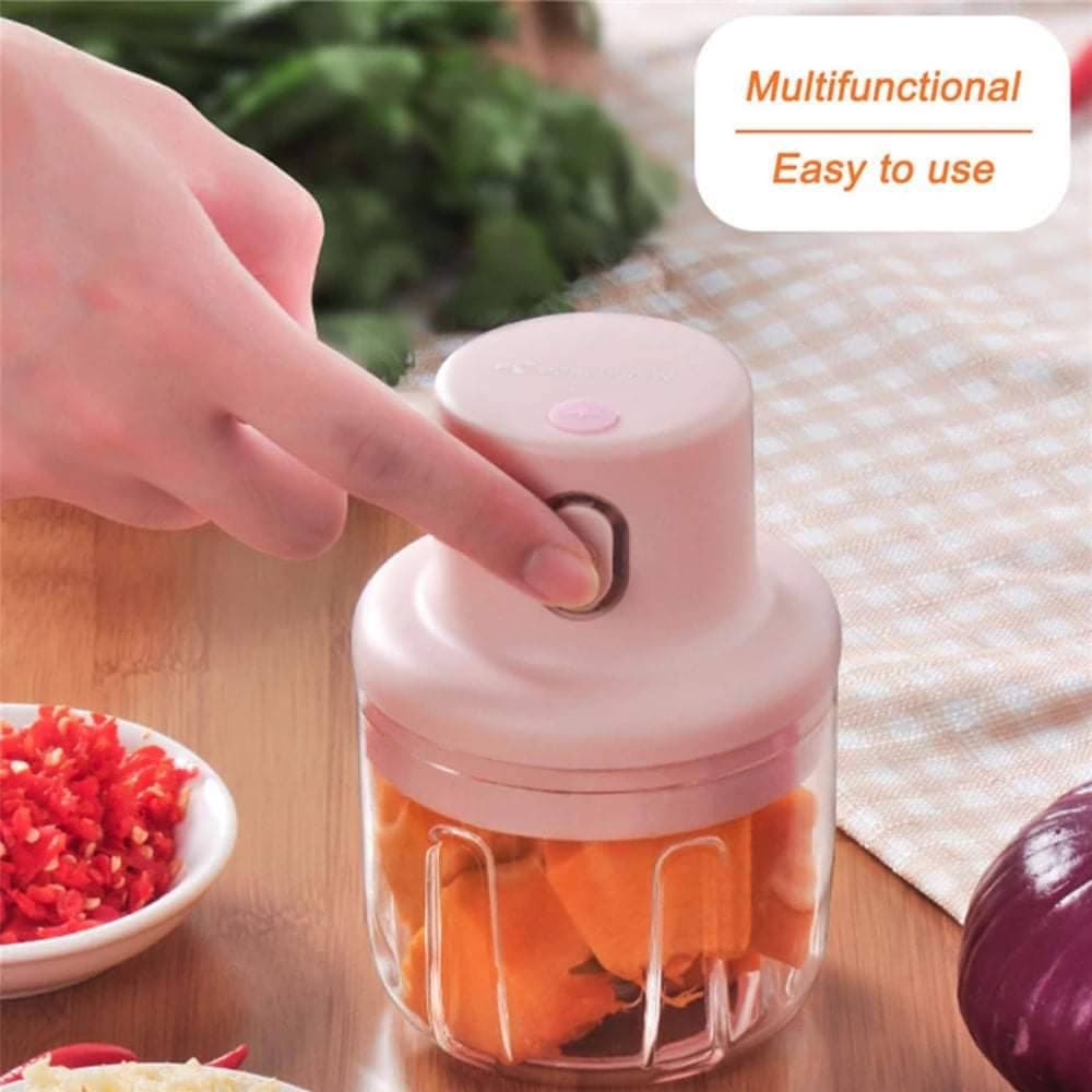 Mini Rechargeable Garlic Food Chopper 180 Ml