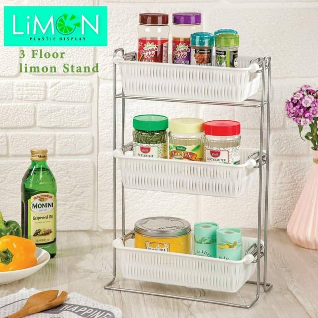 Limon Multipurpose Stand (3 Floor)