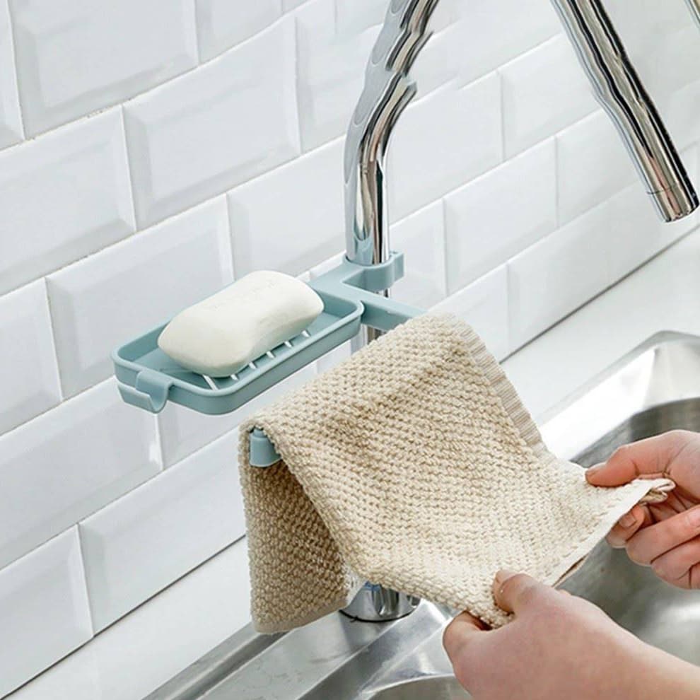 Kitchen Sink Drainer Multi-Function PP Material Sponge Soap