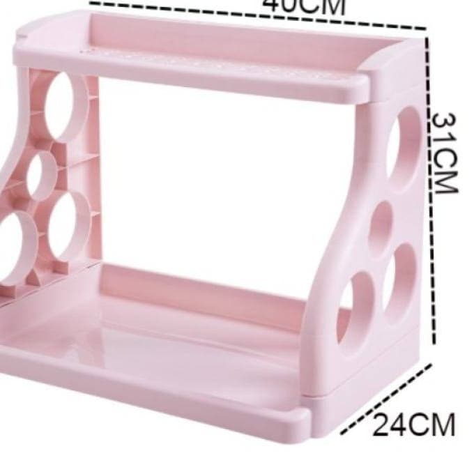 Double Layer Kitchen Shelf