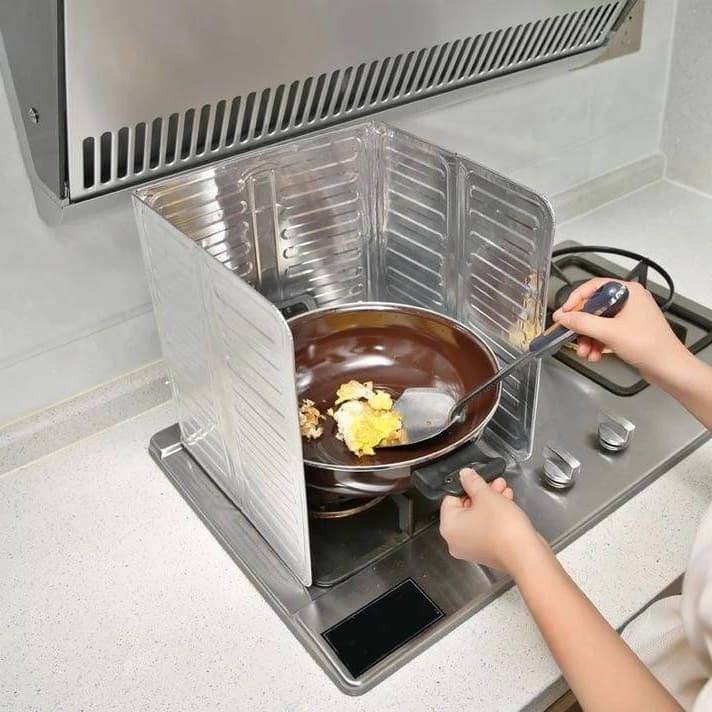 Splash Screen Cover Anti Splatter Shield Guard Kitchen Tool