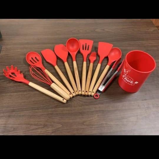 12 Pcs Silicone Kitchen Set