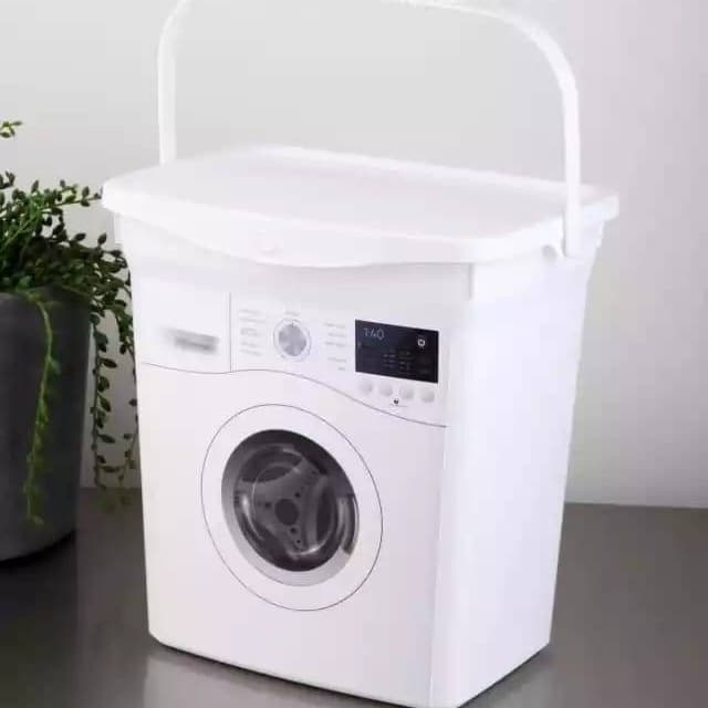 Washing Machine Shaped Detergent Bucket