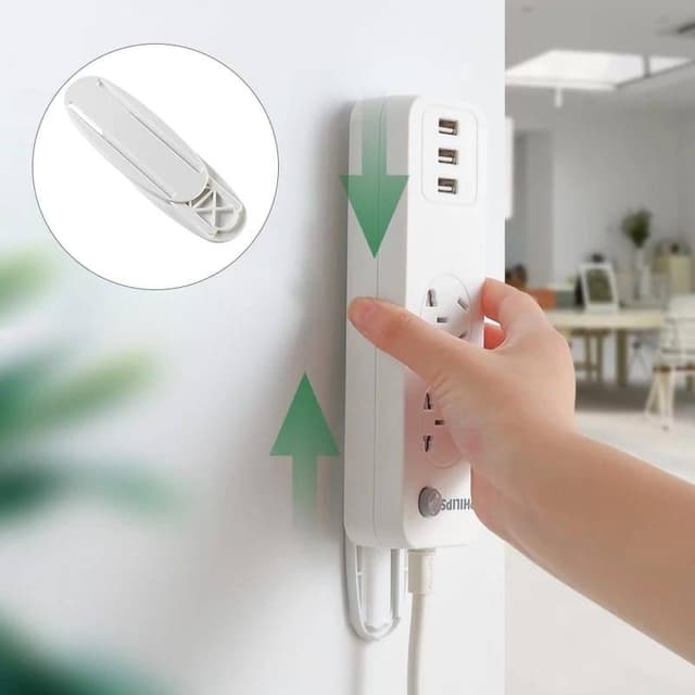 Self Adhesive Socket & Plug Holder