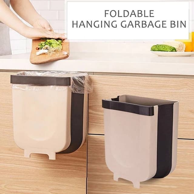 Kitchen Cabinet Foldable Trash bin