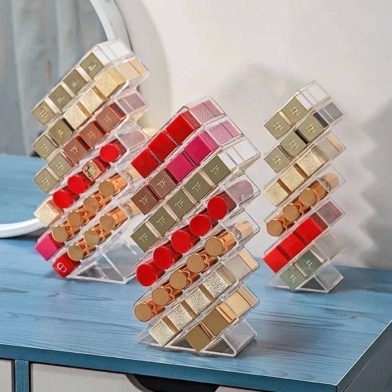 Acrylic 16 Grid Lipstick Organiser