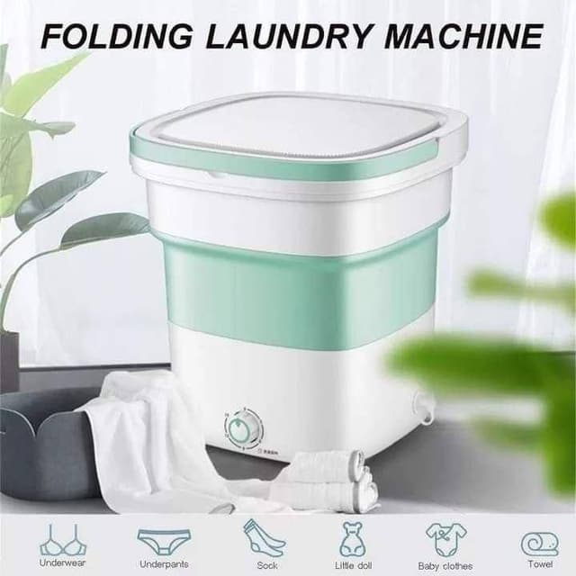 Mini Foldable Washing Machine With Dryer Option