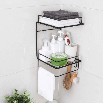 Self Adhesive Double Tier Rack