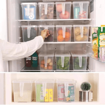 Transparent Refrigerator Storage Box