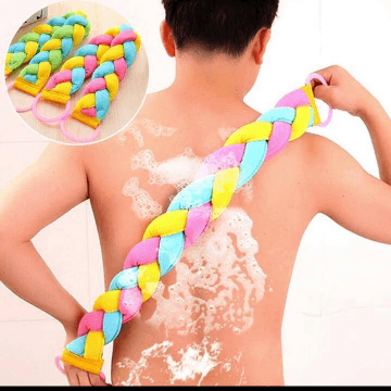 Multi color Towel Wash Long Bath Rubbing Bath Brush Belt