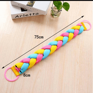 Multi color Towel Wash Long Bath Rubbing Bath Brush Belt