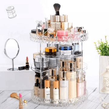 360 Degree Rotating Acrylic Organiser
