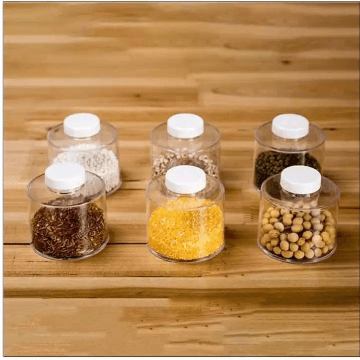 Spice Tower Carousel - 6 Spice Jar Bottles