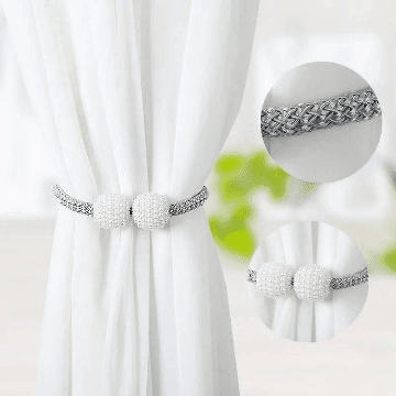 Pearl Magnetic Curtain Clip Holder