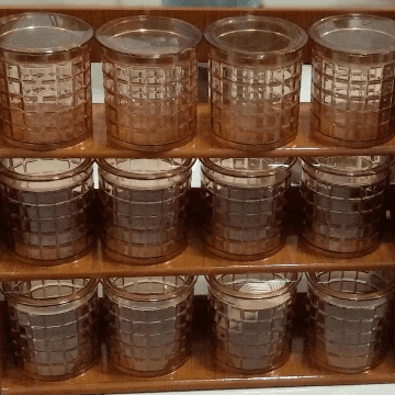 12 Pc Acrylic Spice Rack