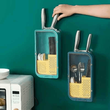 Kitchen Chopsticks Rack Multi-Function Hollow Spoon Basket