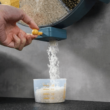 6 Grid/8.5 Litre Rotating Grain Dispenser