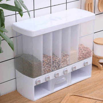 6 Grid Dry Food Dispenser