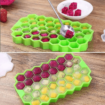 Silicone Honeycomb Ice 🧊 Tray Without Lid