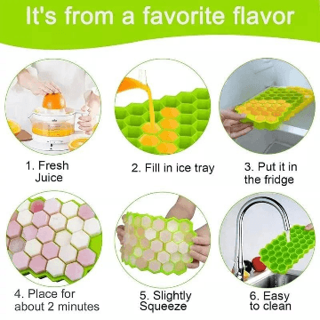Silicone Honeycomb Ice 🧊 Tray Without Lid