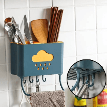 Wall Mount Utensil Drying Rack