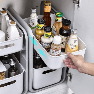 Double-Layer Drawer Storage Box