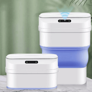 Silicone Foldable Sensor Trashbin
