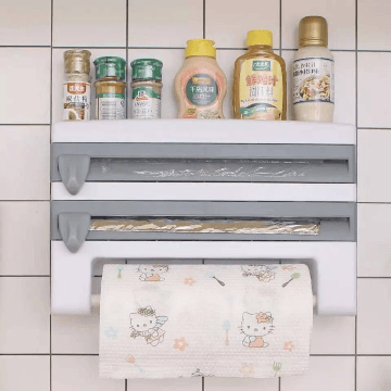 Wall-Mounted 4in1 Paper Dispenser