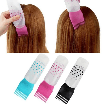 Soft Plastic Oil Comb Applicator Bottle