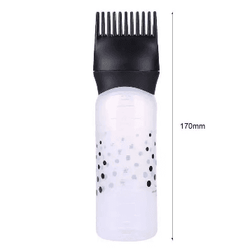 Soft Plastic Oil Comb Applicator Bottle