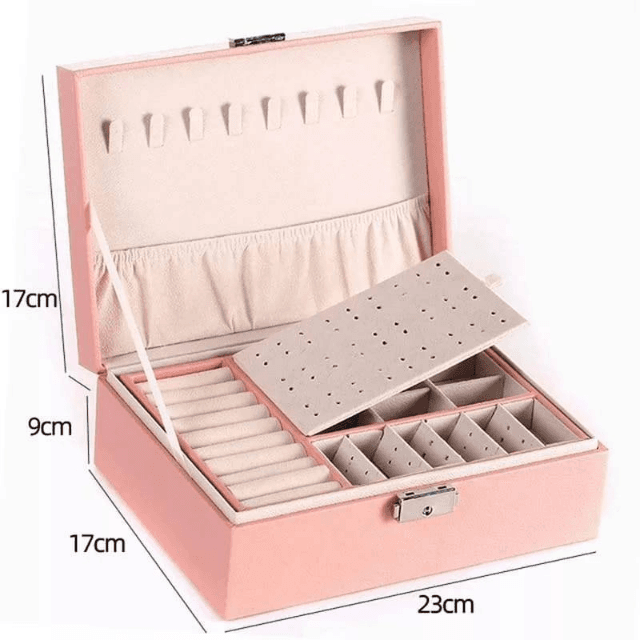 Leather Jewelery Storage Box