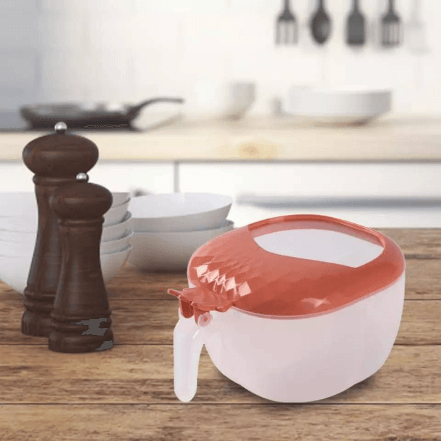 Strawberry Shape 4Part Spice Box With Spoon