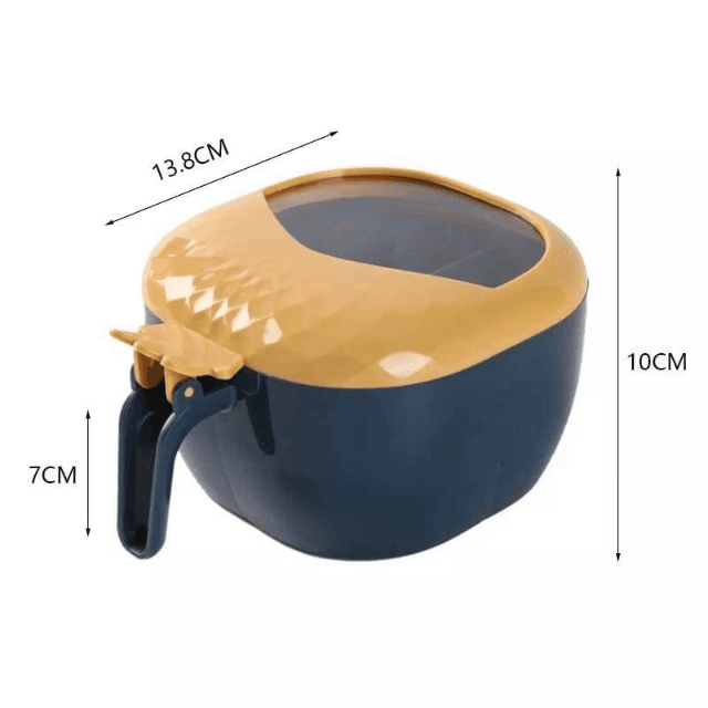Strawberry Shape 4Part Spice Box With Spoon